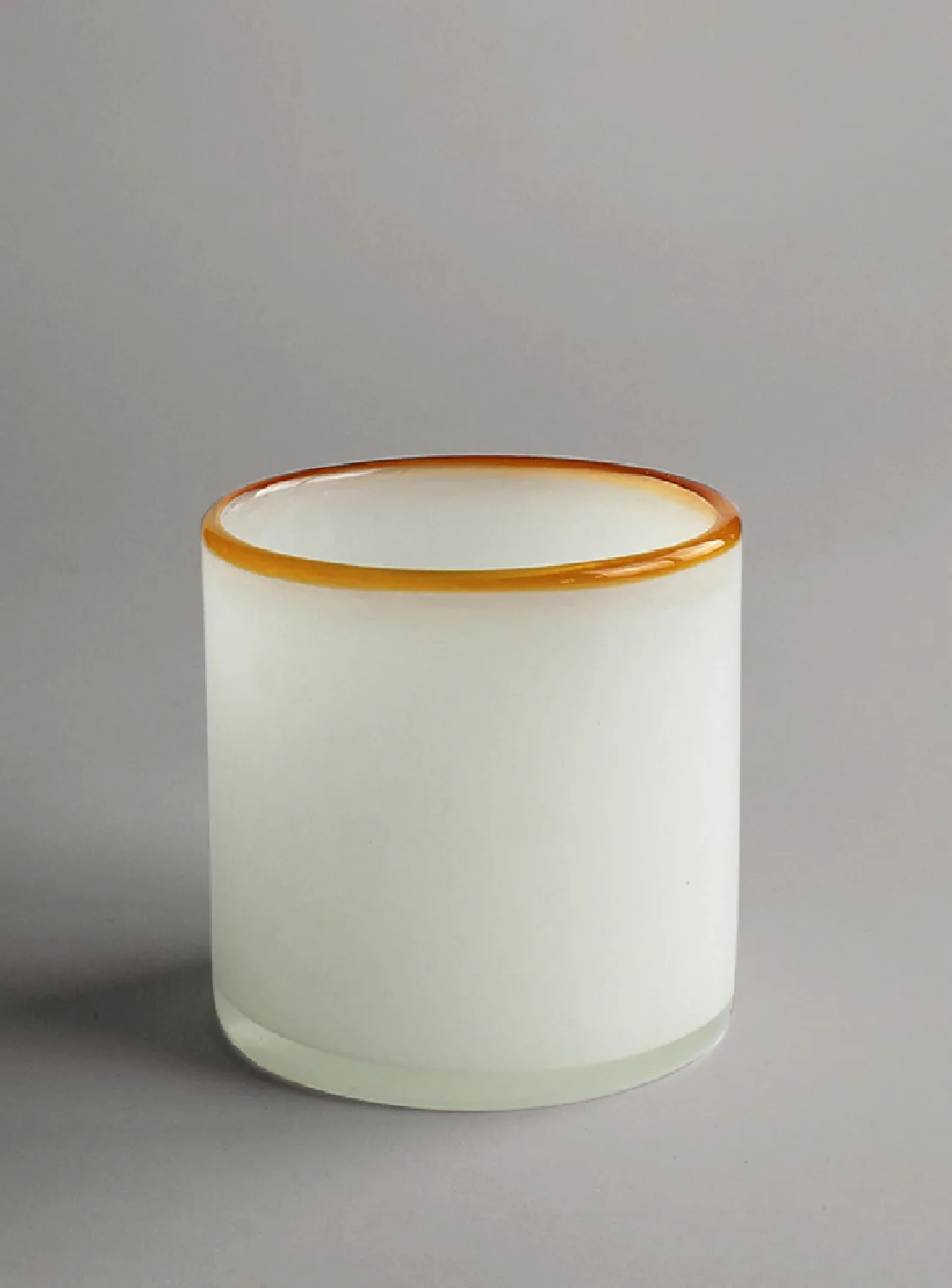 Lysestake M - Harmony (hvit/amber) (Størrelse: 10 x 10 cm)