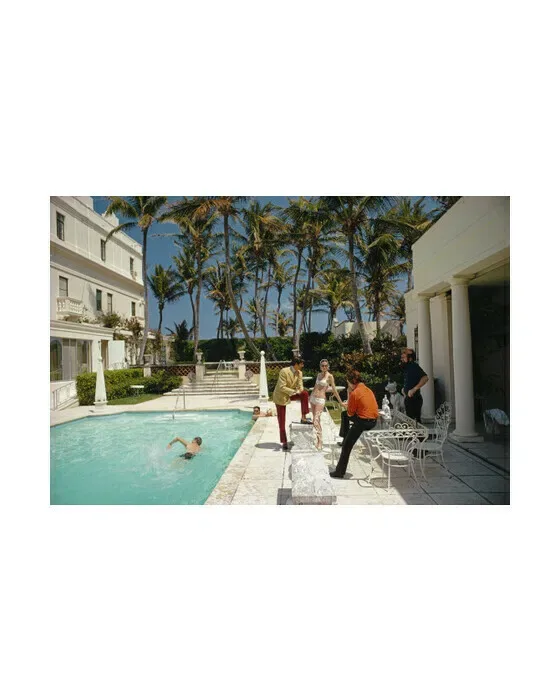 Posing By The Pool