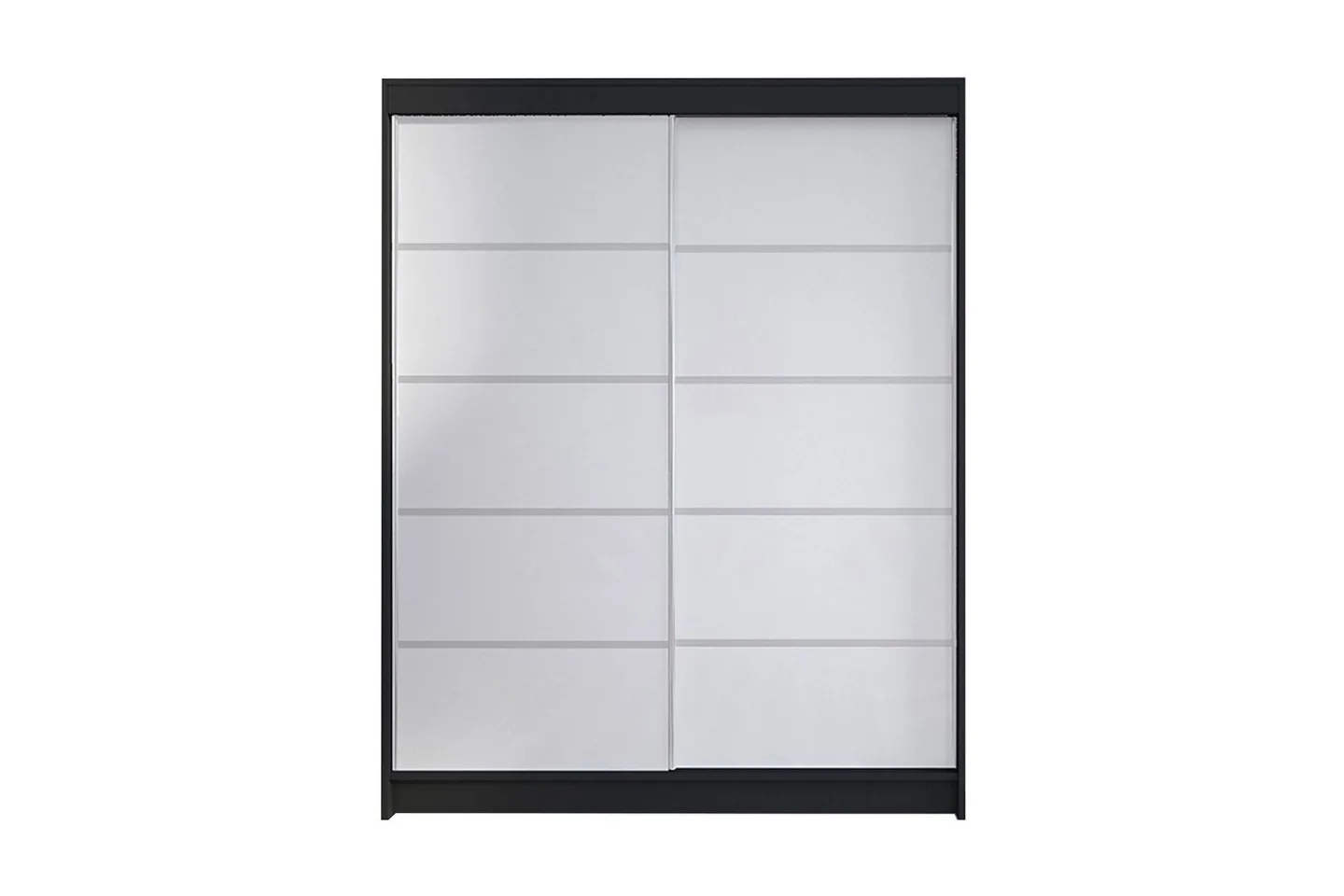 Garderob Camino LED-belysning - Svart/Vit