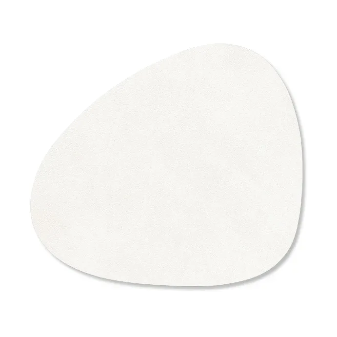 LIND DNA Nupo Glasuntersetzer curve Pure white