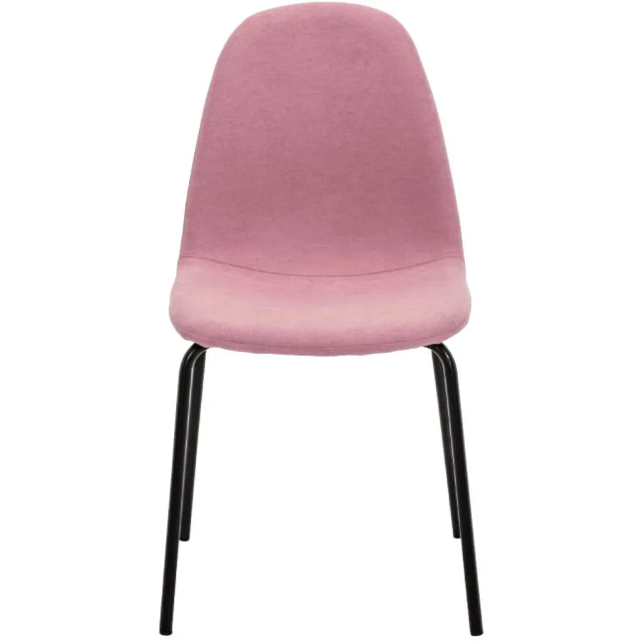 Schalenstuhl Malina pink Stoff