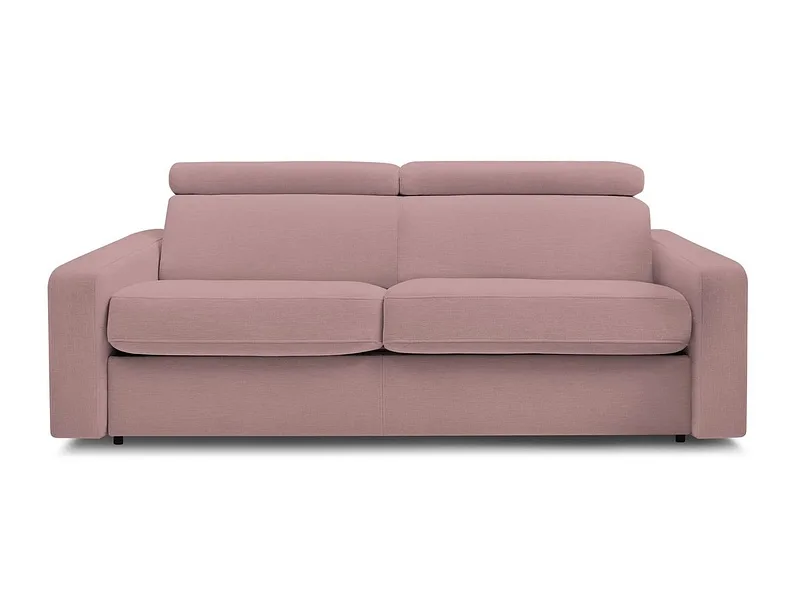 3er Sofa BOBOCHIC MONACO Stoff rosa