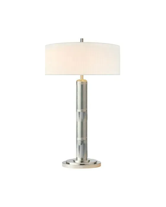 Longacre Tall bordlampe nikkel