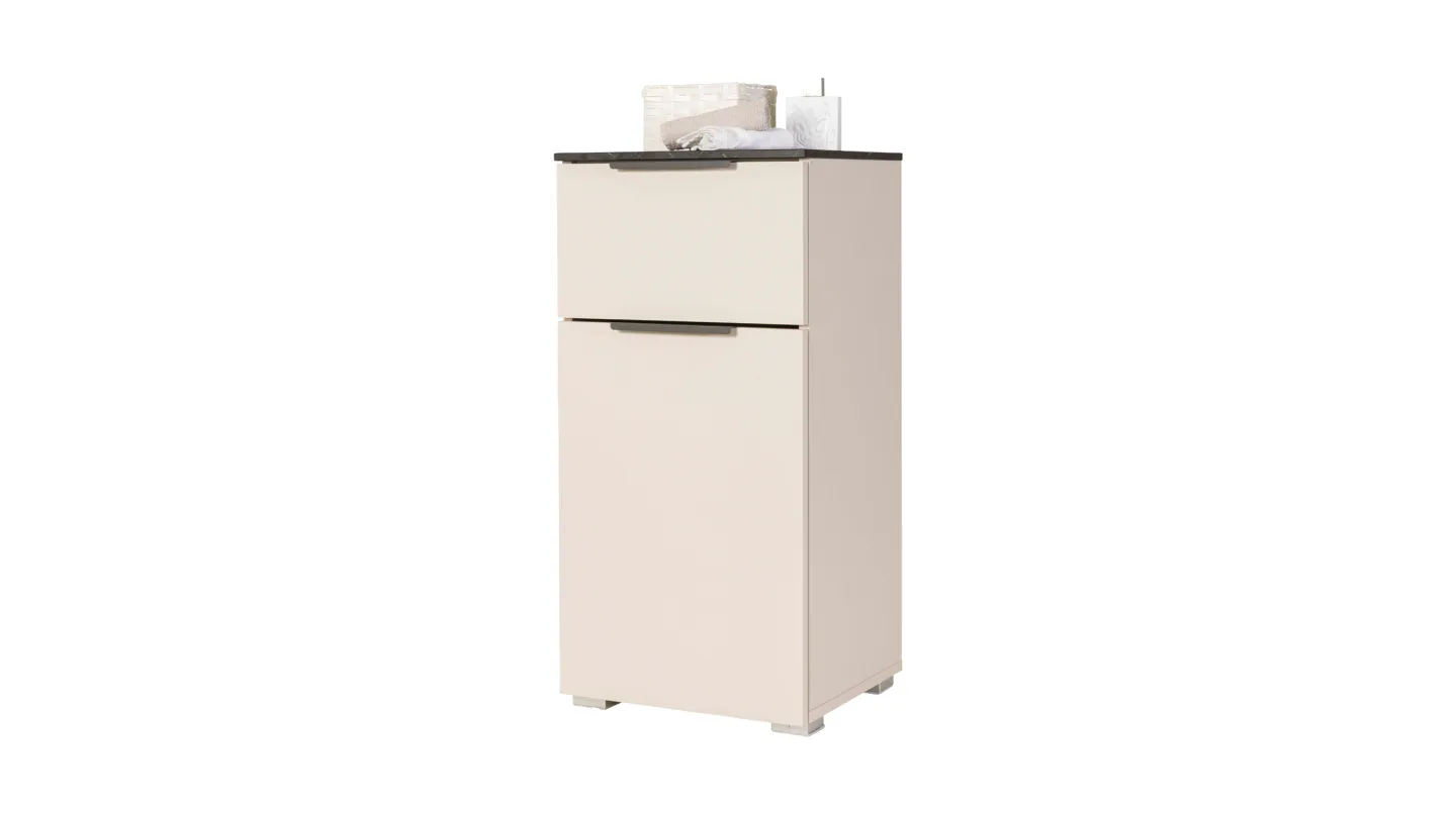 Bad Unterschrank Beige-Kaschmir - Marmoroptik 40 cm - PROMESSA