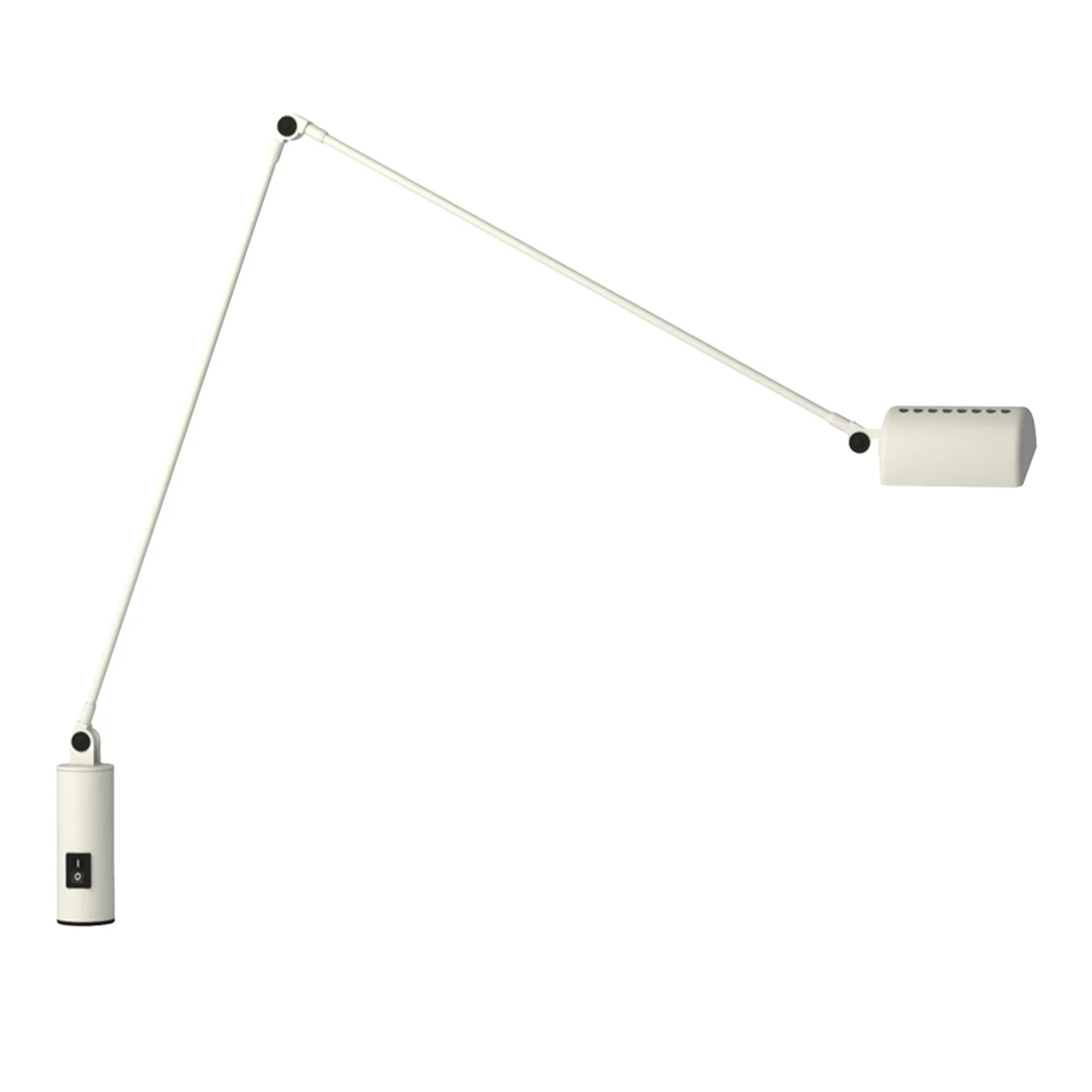 Lumina - Daphine Cilindro bordslampa matt white - Bordslampor - Tommaso Cimini - Vit - Metall