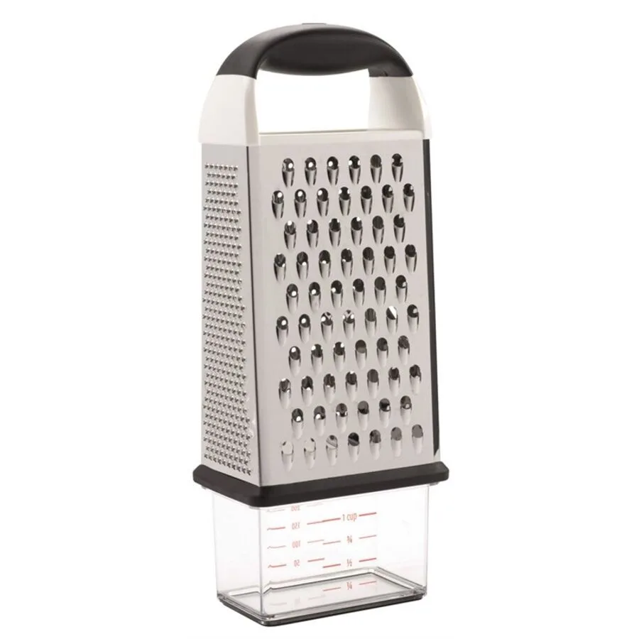OXO Reibe Dilara weiss/schwarz 18/10 Edelstahl B 12.7 cm