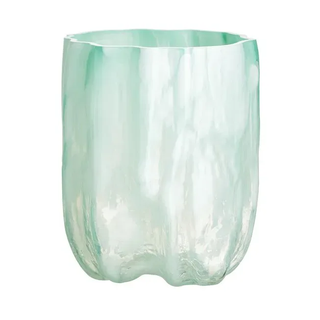 Kosta Boda Crackle vas 27 cm Jadegrön