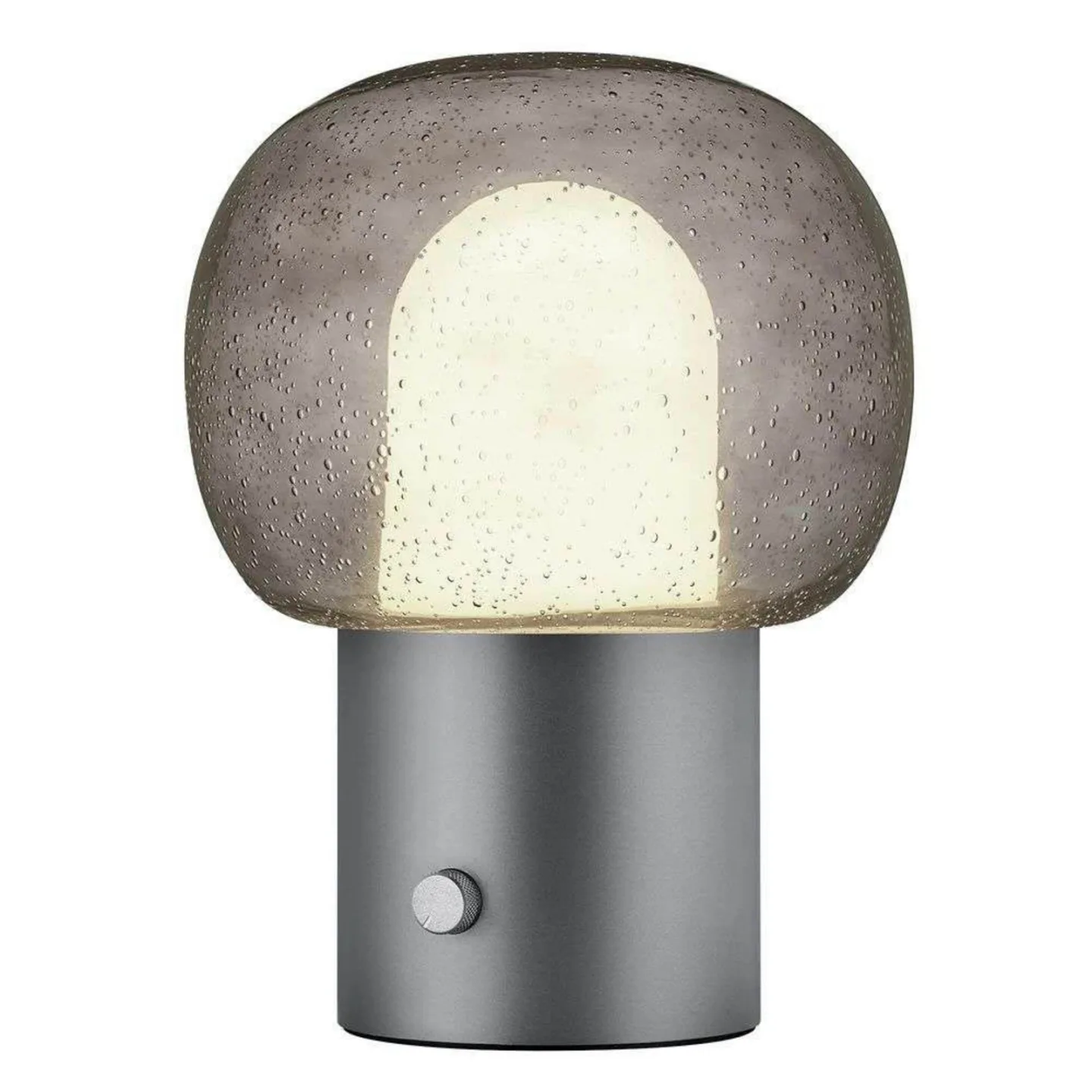 Iris LED Tischleuchte Gunmetal - Blomus - Wohnzimmer - Aluminium