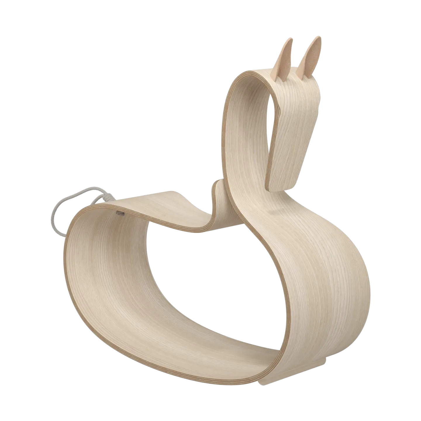 Fritz Hansen Rocking Horse gunghäst Klarlackad ask