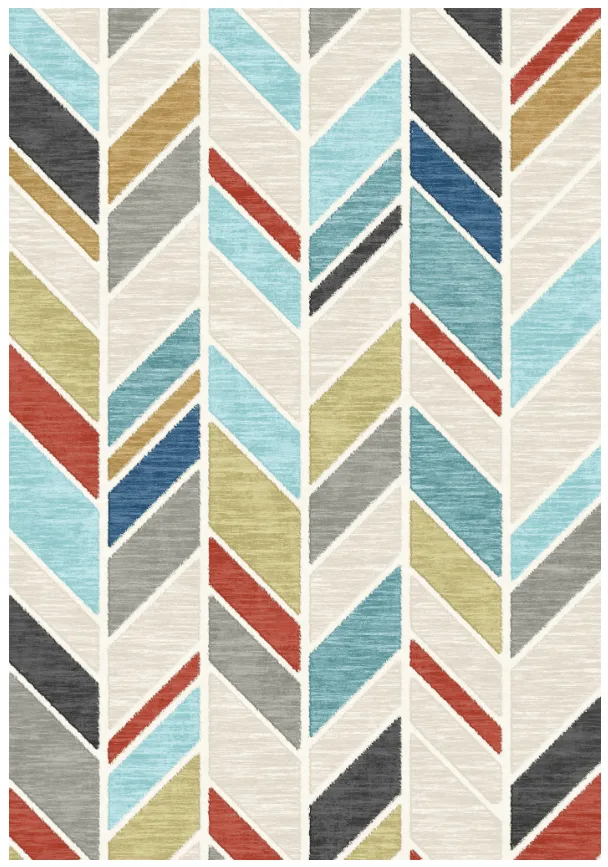 Wilton-teppe - Isola (multi) (Størrelse: 160 x 230 cm)