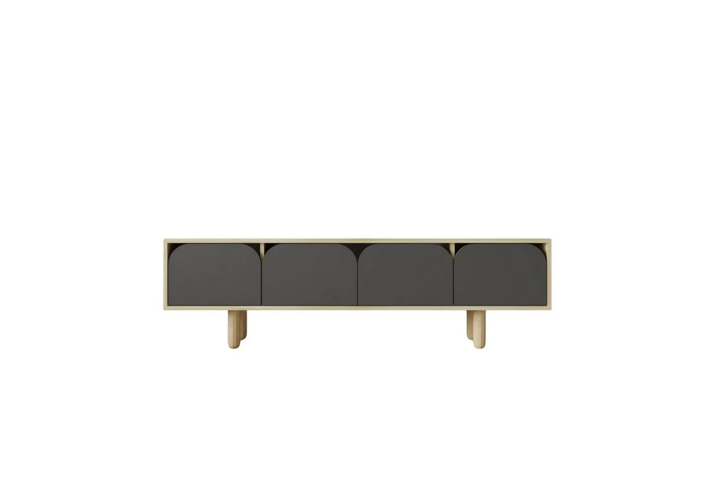Arvo Tv-stativ 180x30 cm - Brun/Antracit
