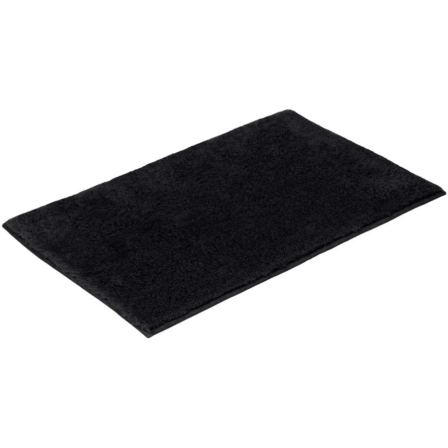 Vossen Badteppich Timeless schwarz Polyacryl 60 x 100 cm Rechteckig