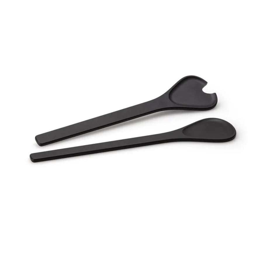 CONTINENTA Salatbesteck Duracore Schwarz Holz 31.5 cm