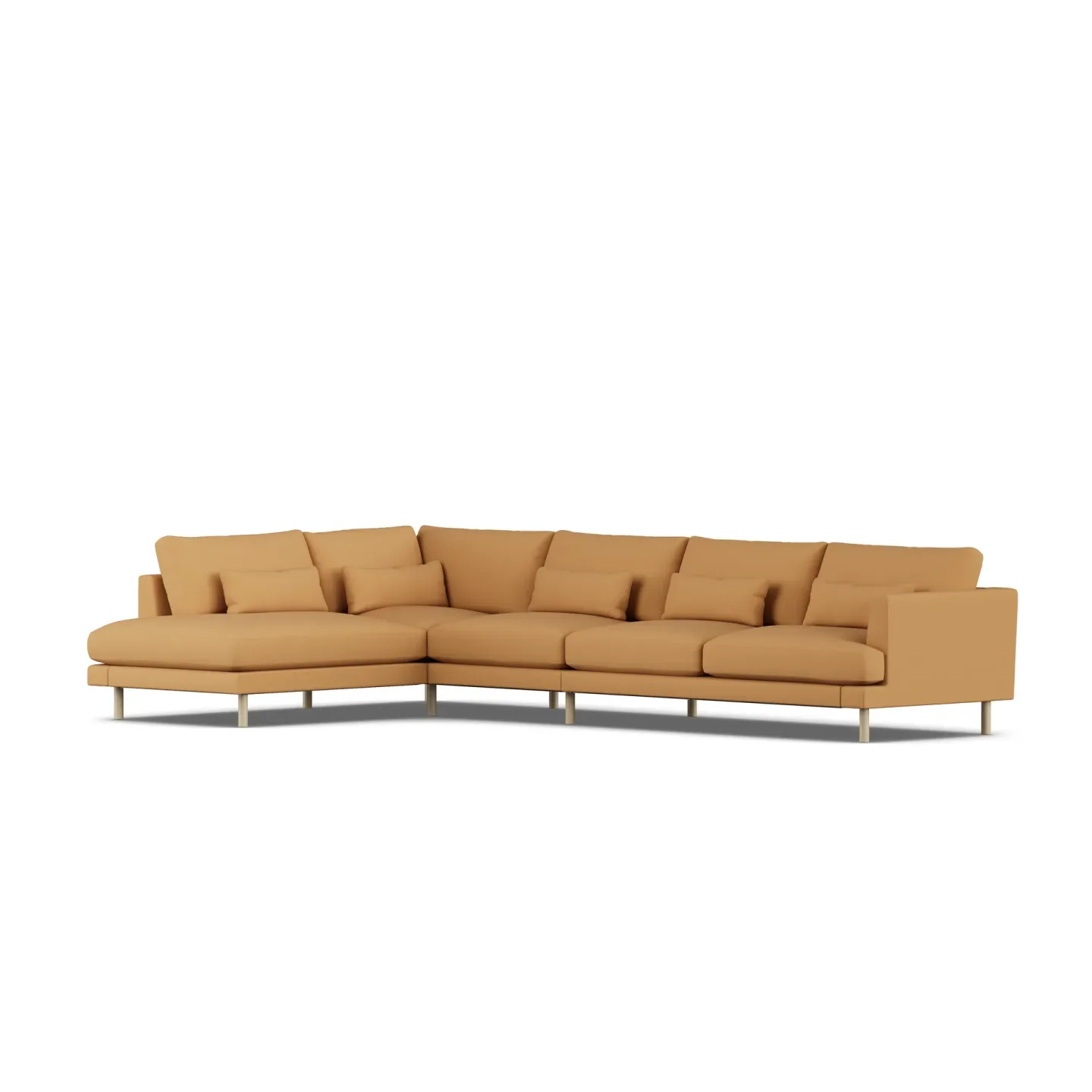 1898 Bredhult Sofa Jump Honey 1959-Eiche weiß geölt, 4-sitzig B2