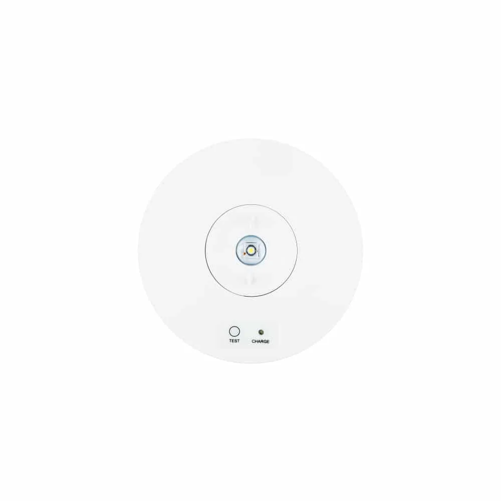 LiFeSafe Surface Round Downlight IP65 Route&Area EM3 Self-test