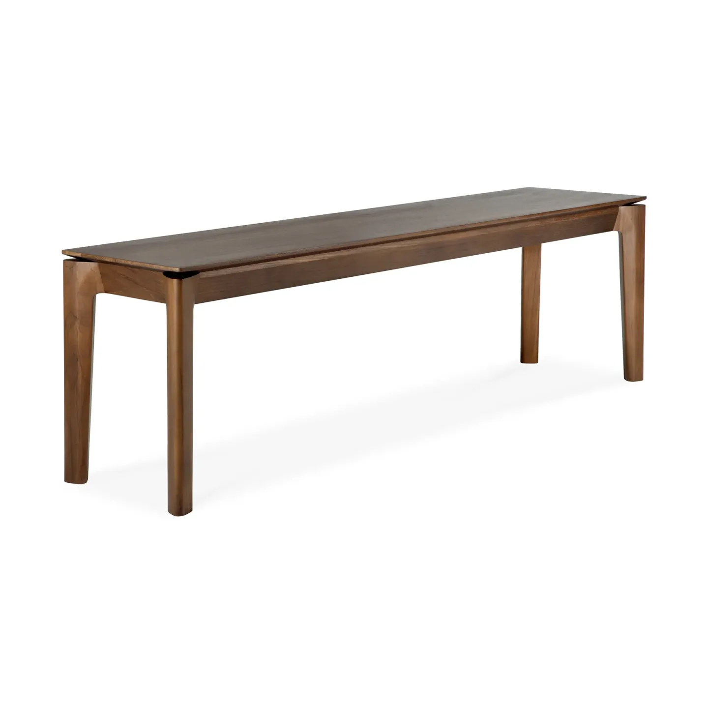 Ethnicraft Bok bänk Mörkbetsad teak 166 cm