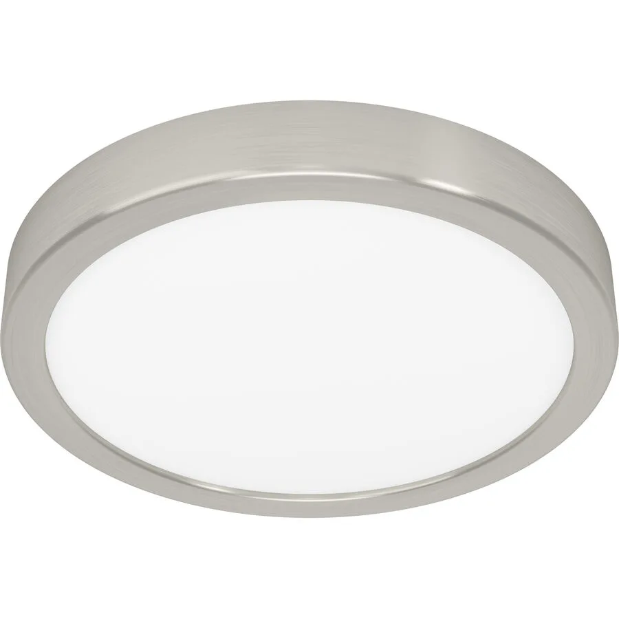 Eglo Deckenlampe Fueva 5 Grau Stahl 2.8 cm - Farbe: Nickel matt - LED - Lichtfarbe: Warmweiss - LED Energiesparlampen