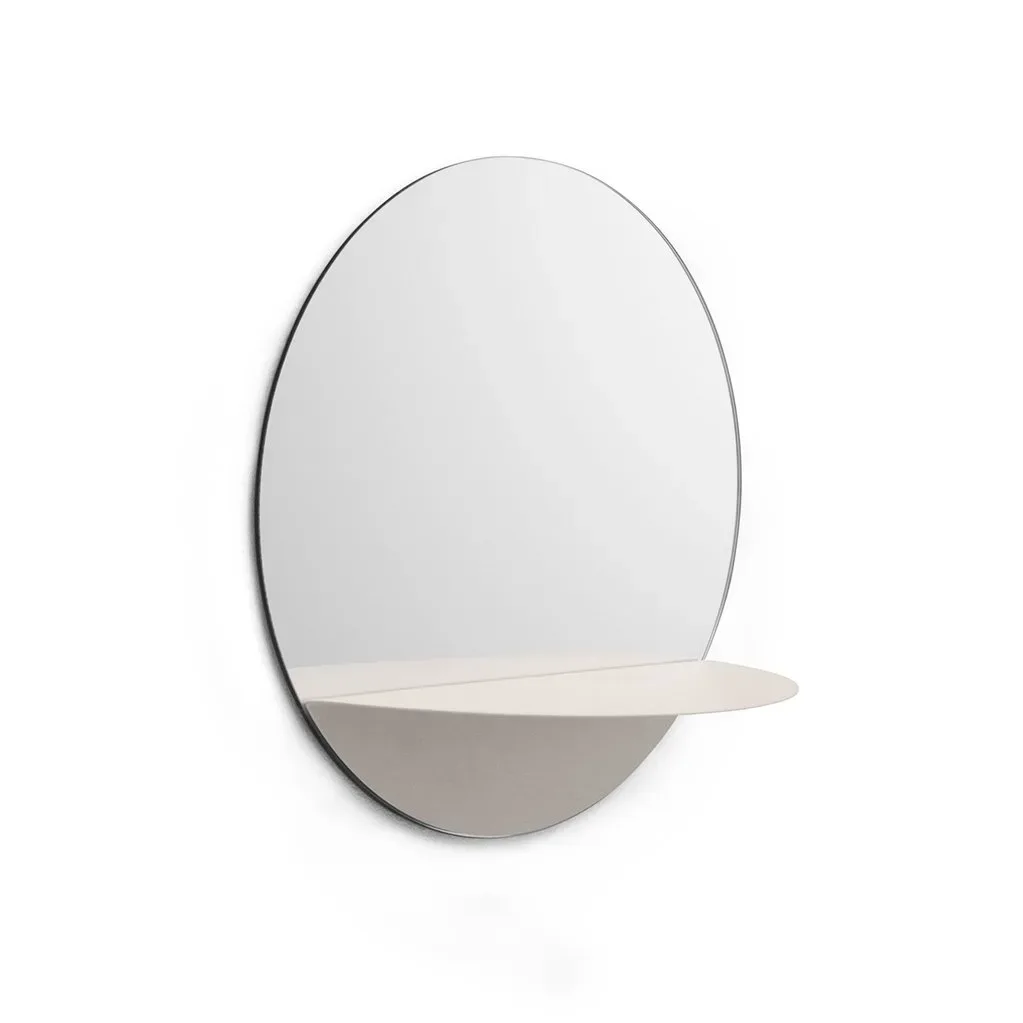 Normann Copenhagen Horizon Spiegel rund Weiß