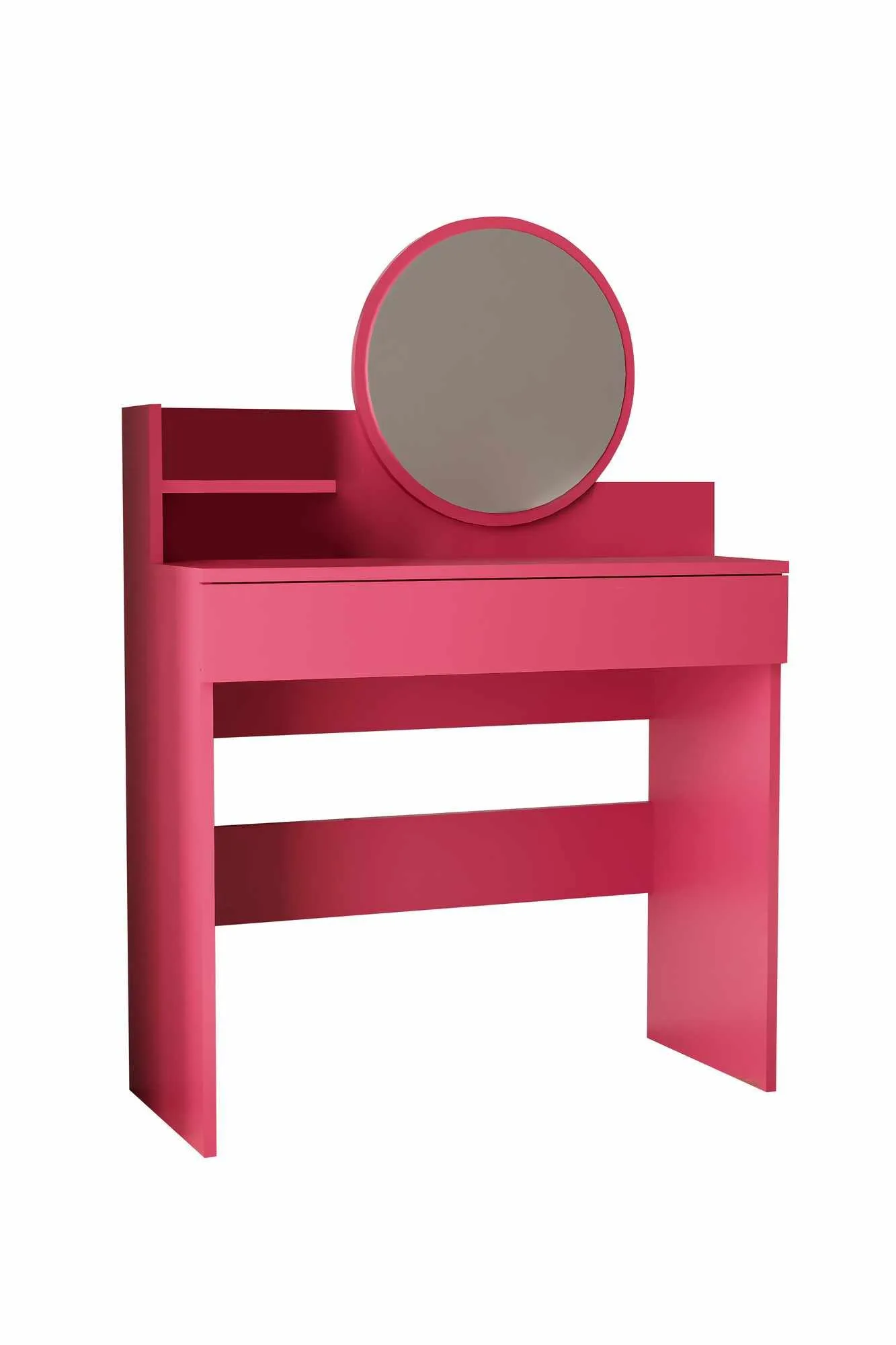 Fabrony Sminkbord med spegel 90 cm - Hallon