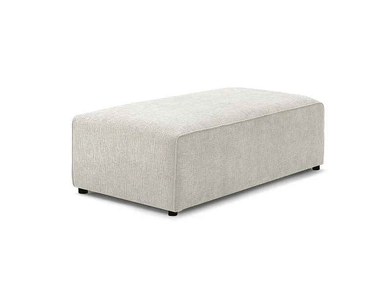 Hocker BOBOCHIC MEGEVE 70x140x45cm stoff mit textur beige