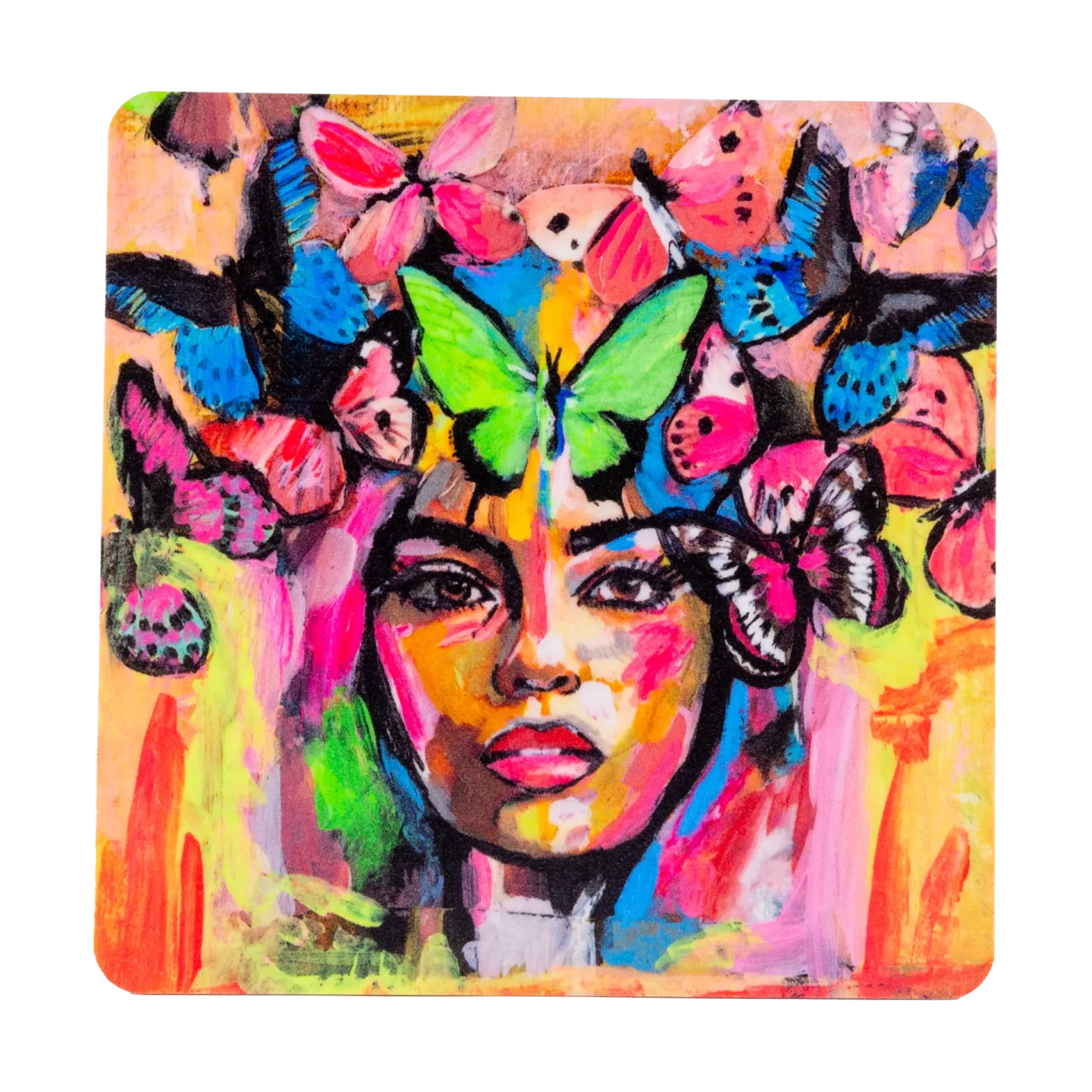 Carolina Gynning Coming back to life Glasuntersetzer 9x9 cm Multi