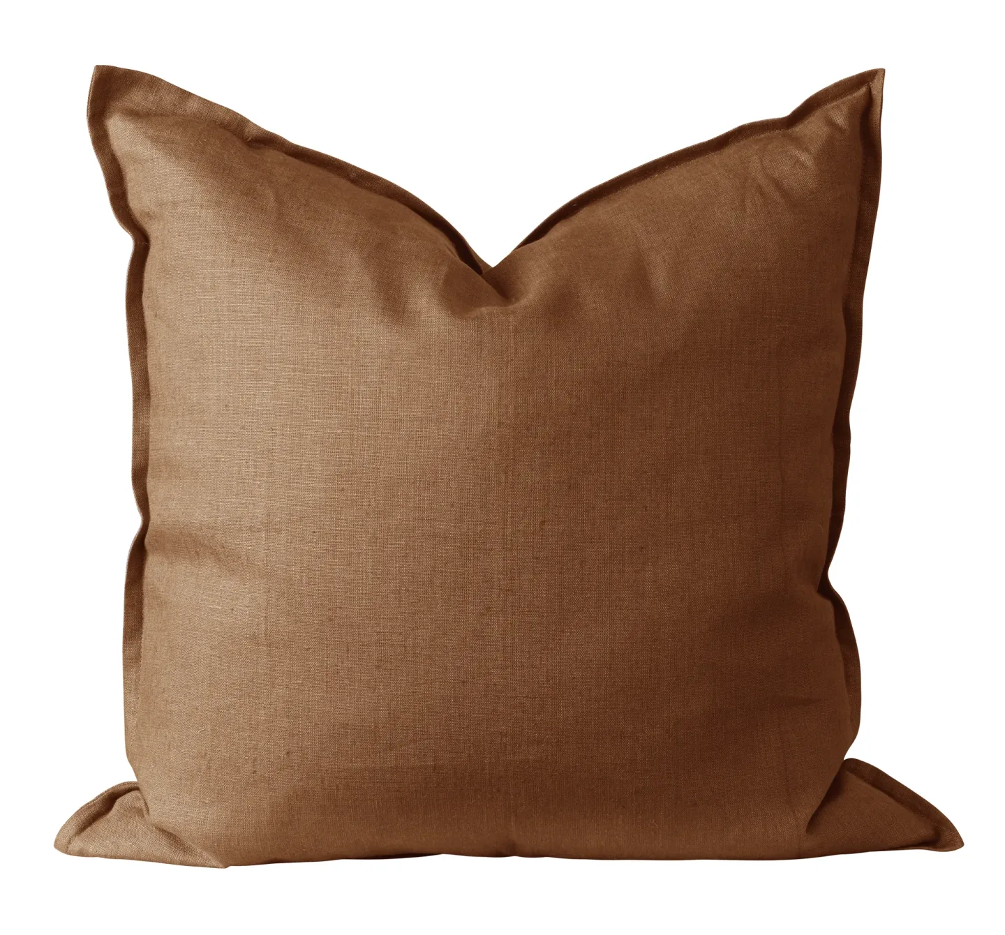 Scandi Living Calm Kissenbezug Leinen 50 x 50cm Almond Brown