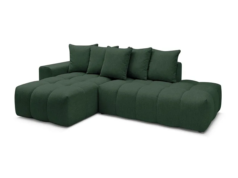 Ecksofa BOBOCHIC MONT-BLANC Stoff chiniert grün