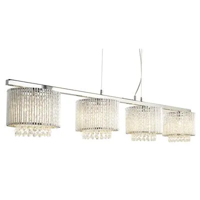 Searchlight - Elise 118cm - Taklampa - Krom