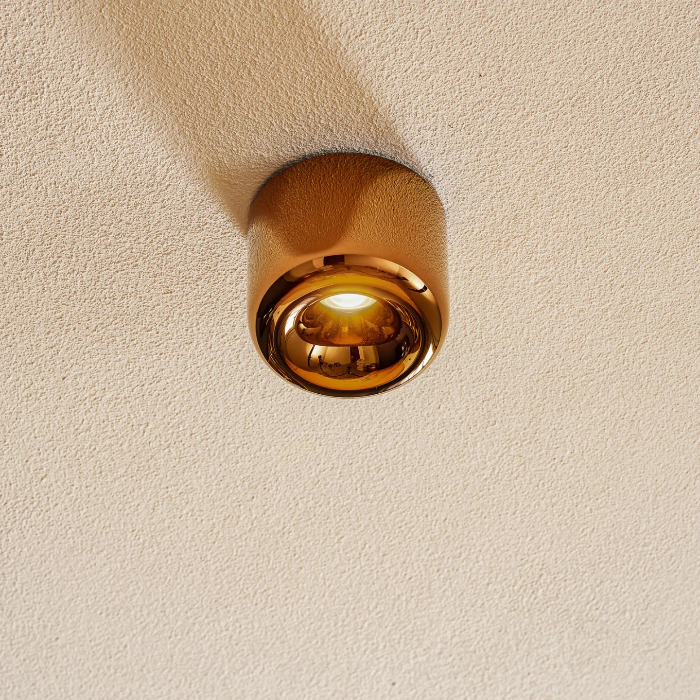 Cavity LED Deckenleuchte S Bronze - Serien Lighting Cavity Ceiling S - Wohnzimmer - Design - Metall - Rund