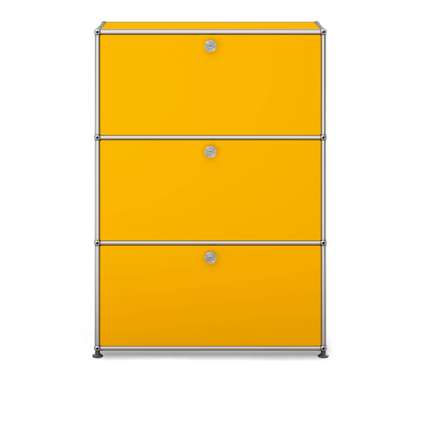USM - USM Haller Shelf G1 Golden Yellow - Skåp och vitrinskåp - Fritz Haller & Paul Schärer - Gul - Metall