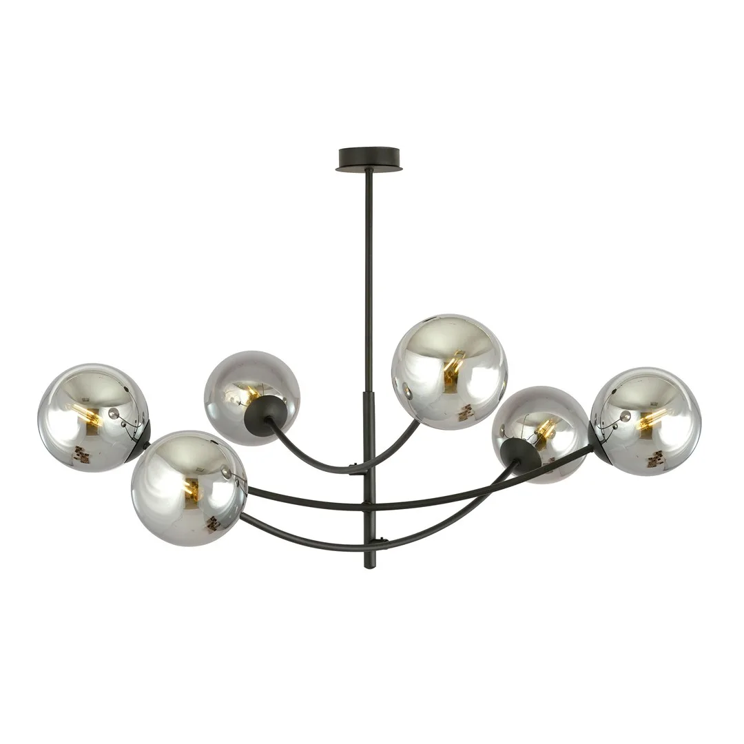 Emibig Lighting - Hunter Ø90 - Taklampa - Svart/Rökfärgad