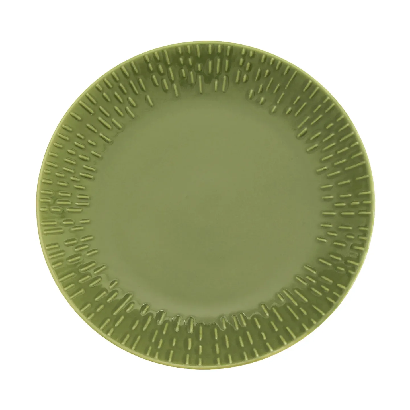 Aida Confetti Teller Olive, Ø21 cm