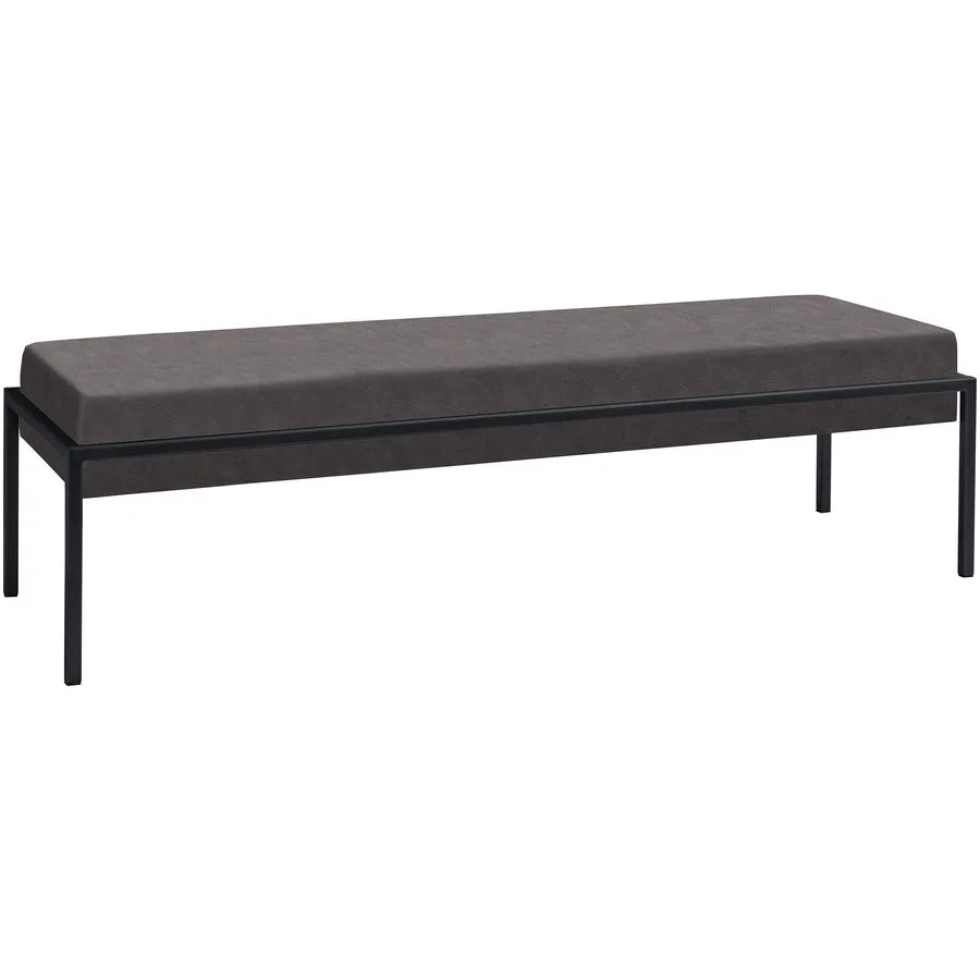 Hasena Bank Elek anthrazit Metall B 144 H 38 cm