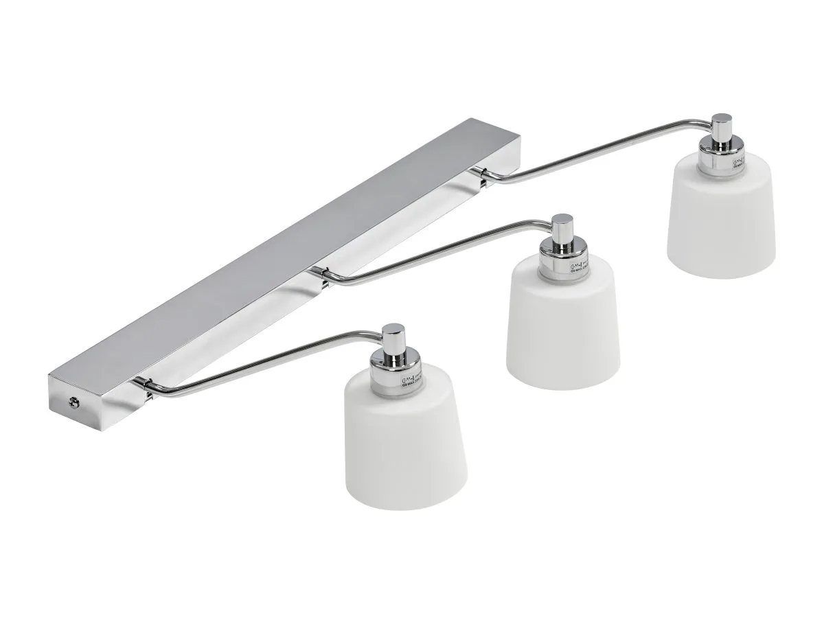 Armaturhantverk - Tärnö 50cm - Badrumslampa - Krom