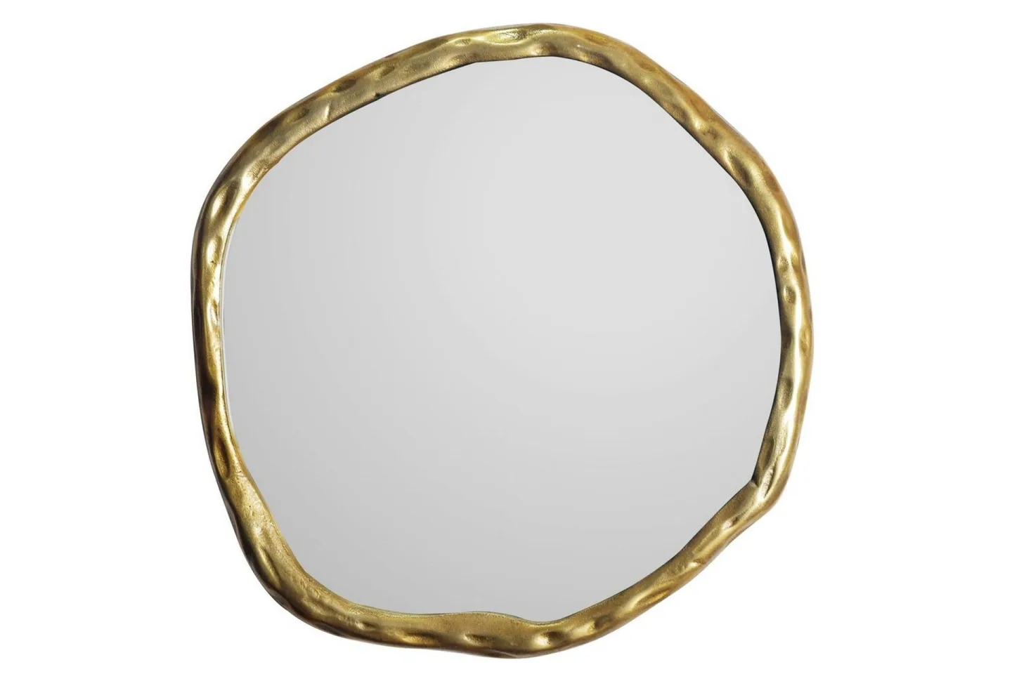 Spegel Wohnling Asymmetrisk metallram rund 60 cm -