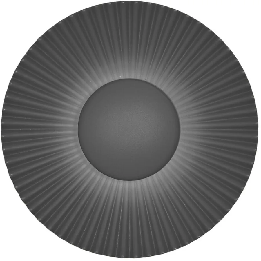 Wandlampe Shelly Schwarz Metall 16 cm - LED - Lichtfarbe: Extra warmweiss - LED Energiesparlampen