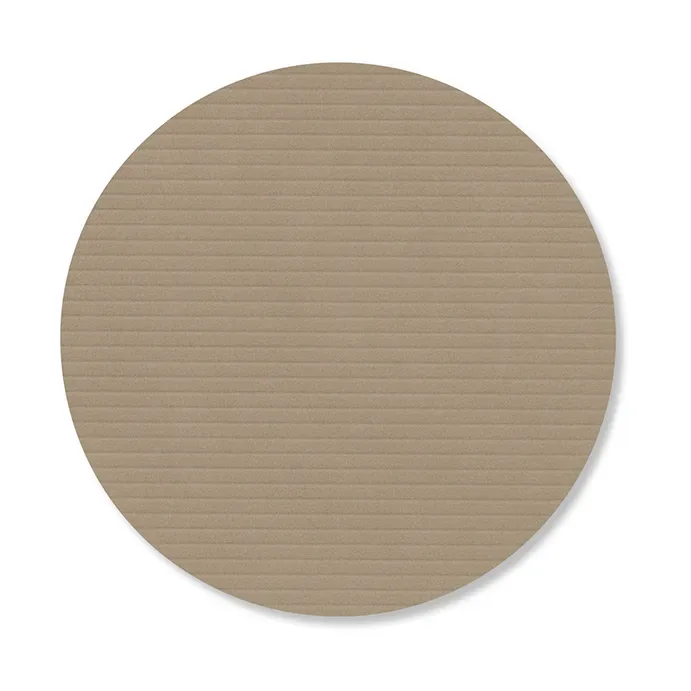 LIND DNA Corduroy Glasuntersetzer Clay brown, circle