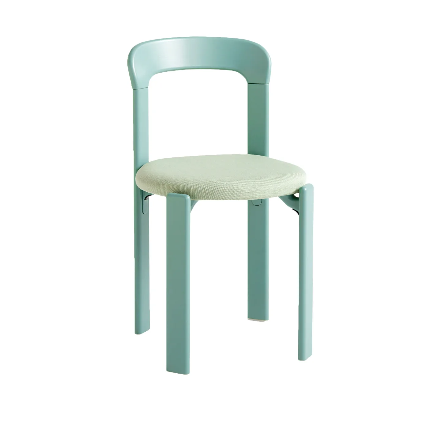 HAY - Rey Chair - Fall green waterbased lacquered beech, seat upholstery Steelcut 935 REY22 - Matstolar - Bruno Rey - Grön - Trä