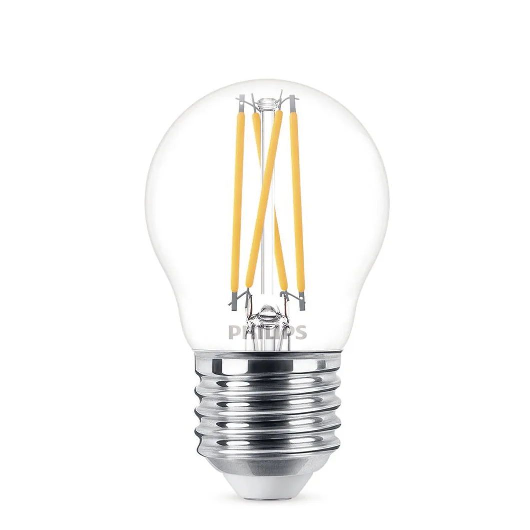 Philips - LED Ljuskälla 3,2W 250lm 2700K Dimbar klar - LED-lampor - Transparent