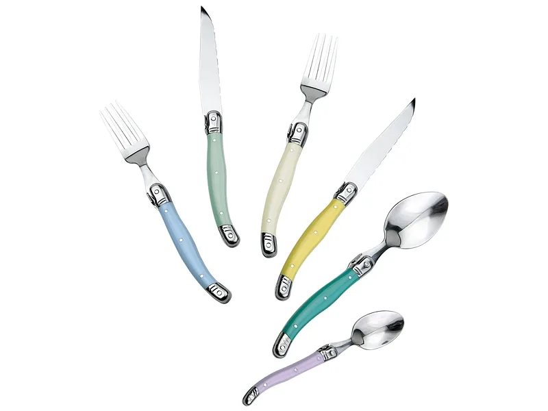 Besteck-Set SUMMERY 24-teilig silberfarben
