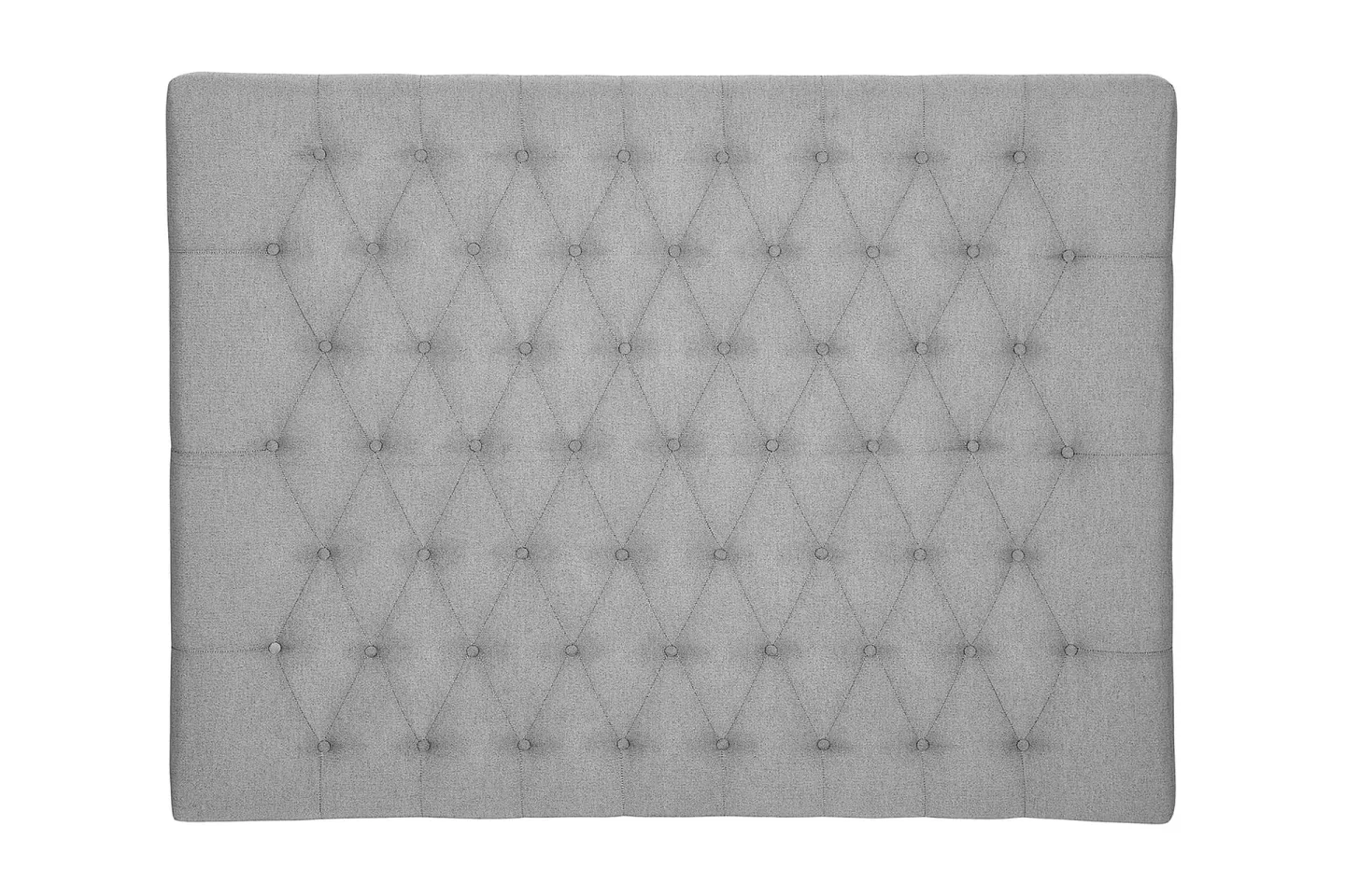 Lucky Diamant Sänggavel 160 cm - Mellangrå