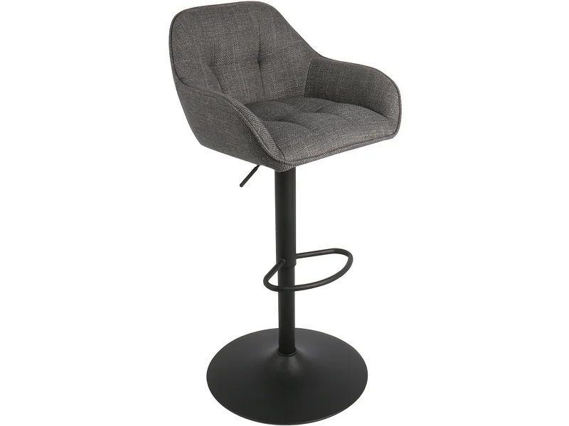 Barhocker SHARON stoff grau