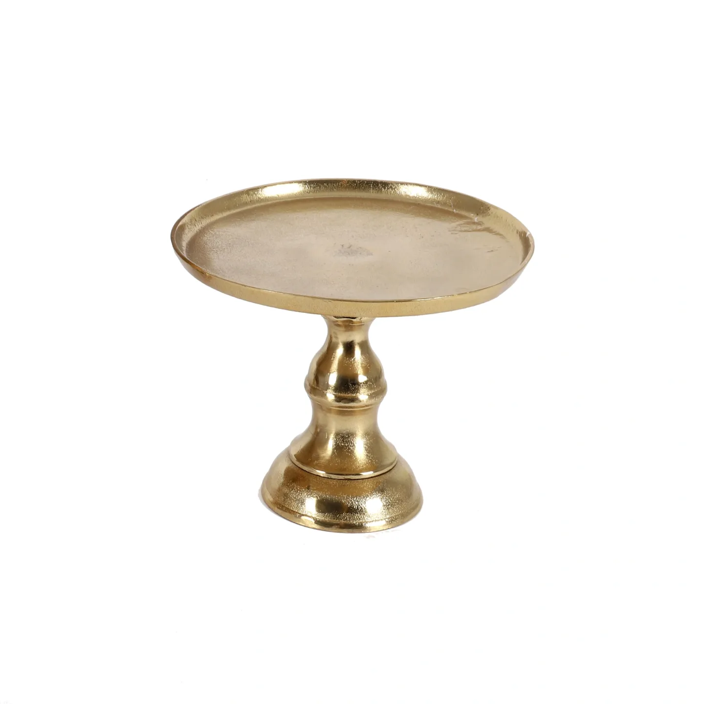 Decofinder Tortenplatte Auf Fuss, Aluguss, D: 30 cm | Schubiger Möbel