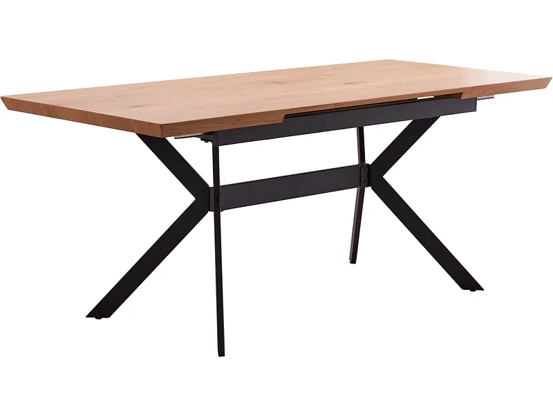 Tisch ausziehbar CROSS 140-190x90x75cm braun