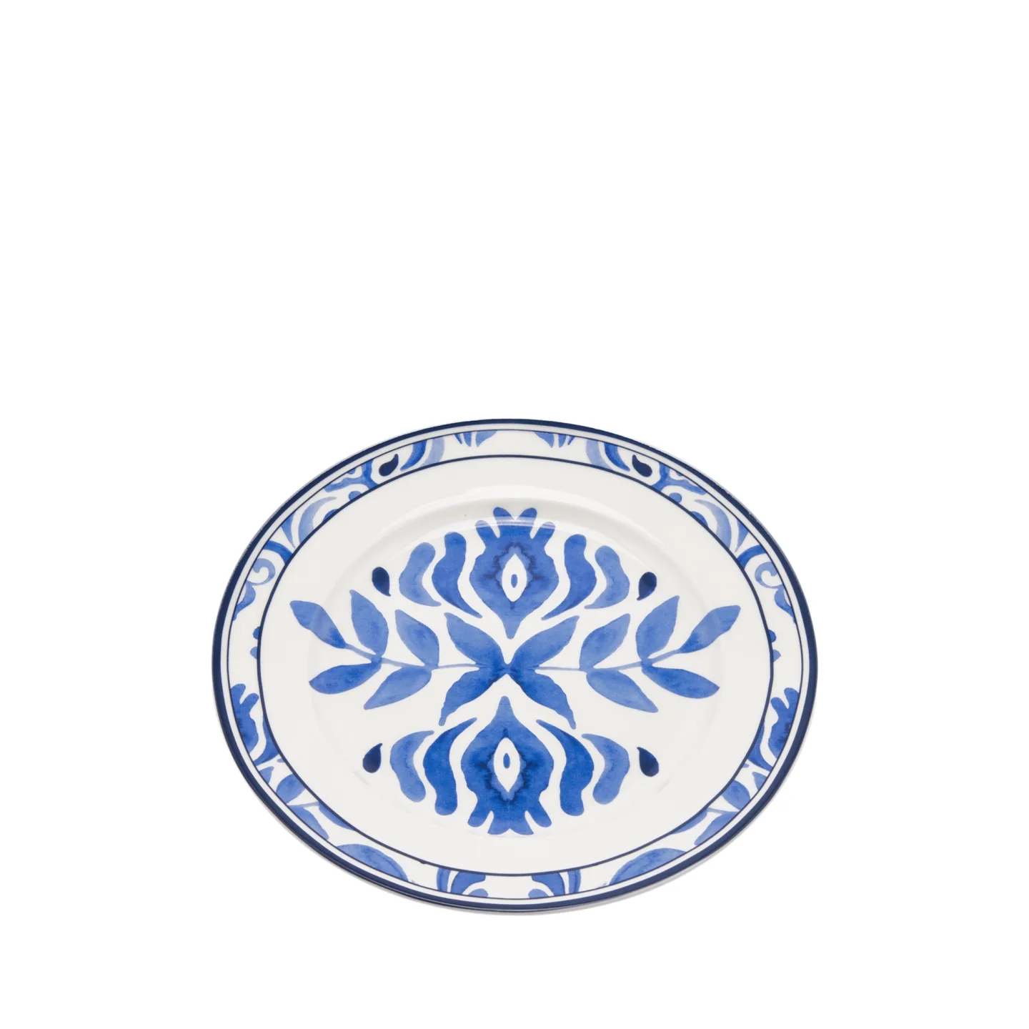 Edg Geschirr Capri Desserteller Royalblau D: 21 cm | Schubiger Möbel