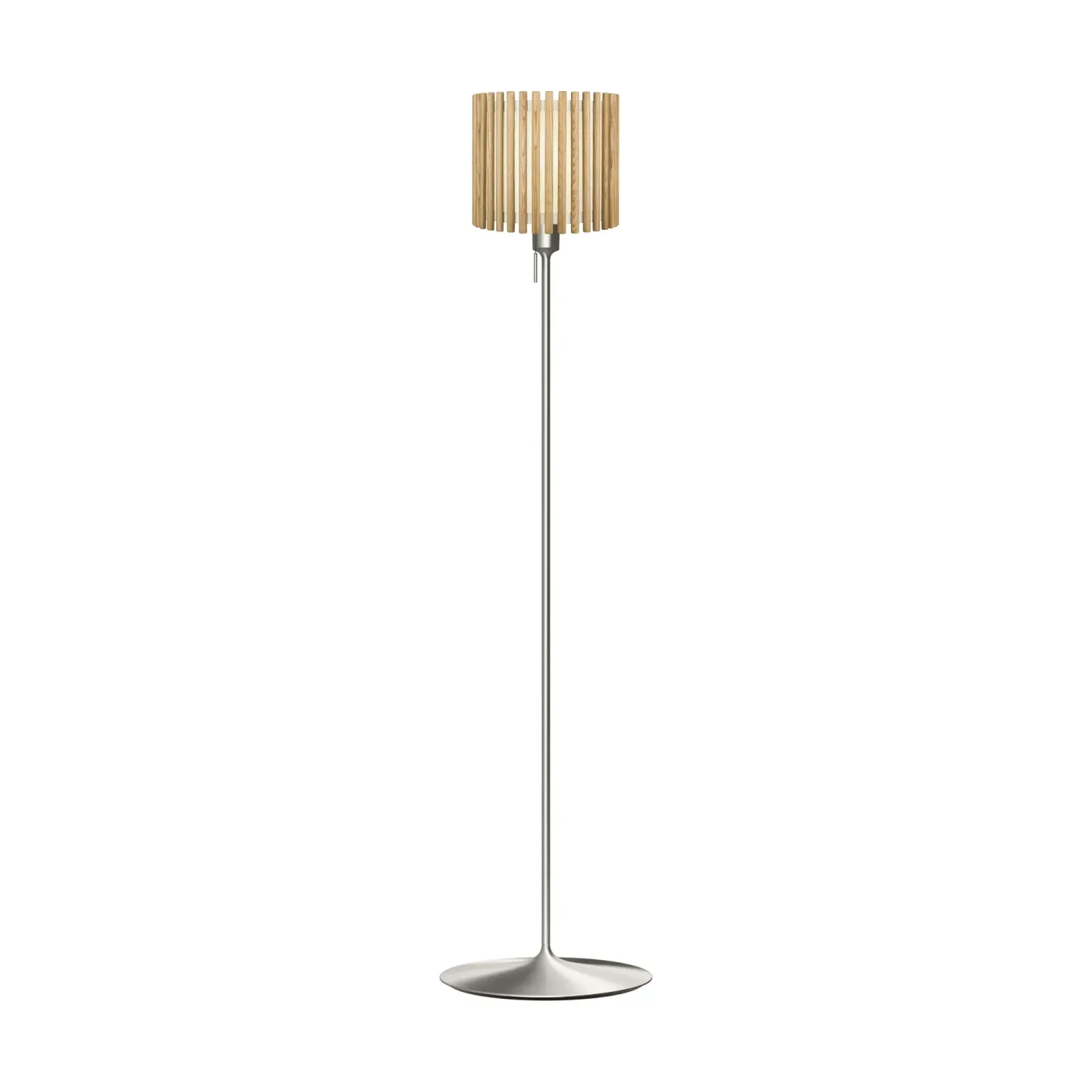 Umage Komorebi golvlampa medium Circle oak-Borstat stål
