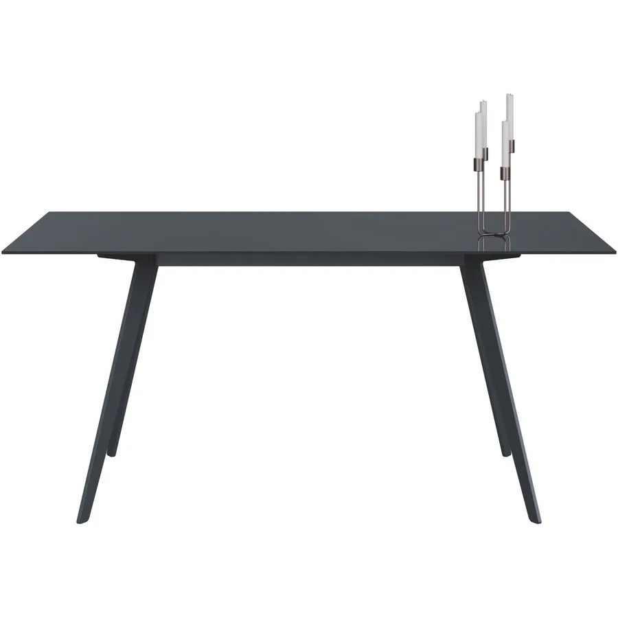 Esstisch Tame graphit Glas B 100 T 160 cm