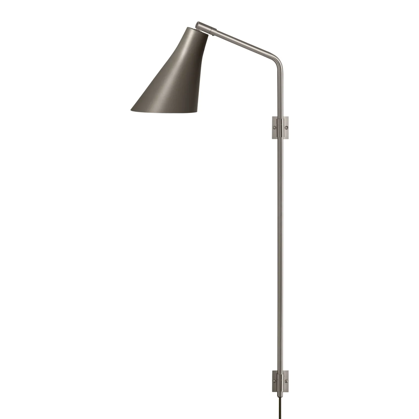 Rubn - Miller Wall Swing Umbra Grey/Steel - Vägglampor - Niclas Hoflin - Silver,Grå - Metall