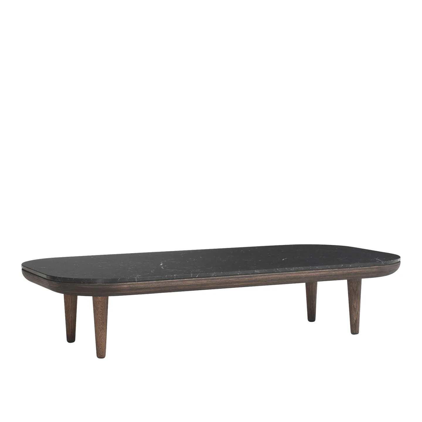 &Tradition - Fly SC5 - Smoked - Nero Marquina - Soffbord - Space Copenhagen - Svart - Trä/Sten