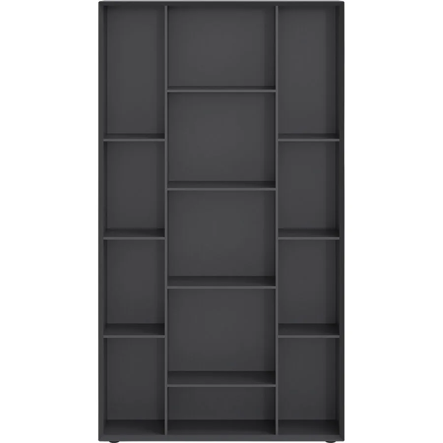 Regal Sleek anthrazit MDF B 100 T 30 H 180 cm